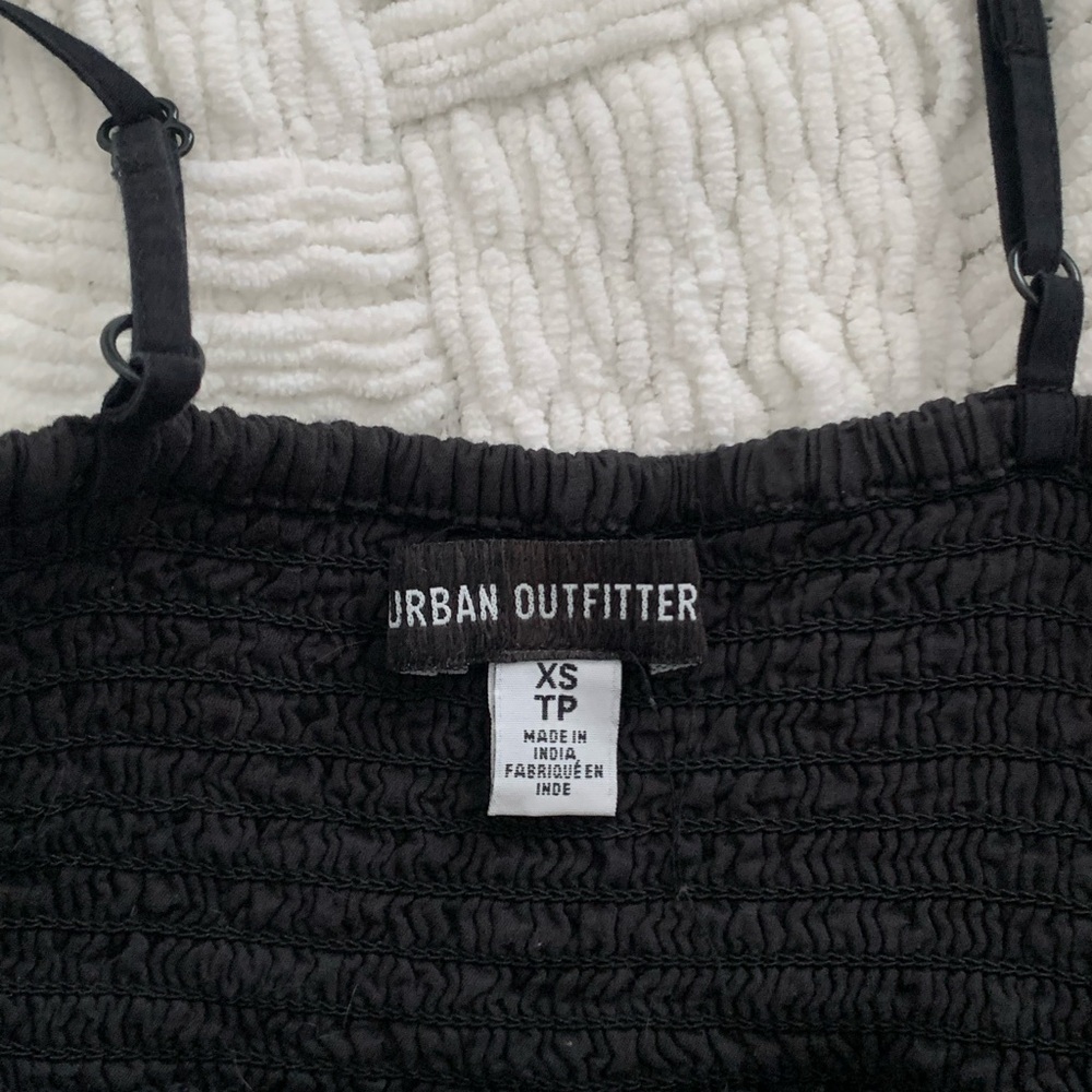 Urban Outfitters Black Hook-and-Eye Midi Dress - Picture 6 of 8